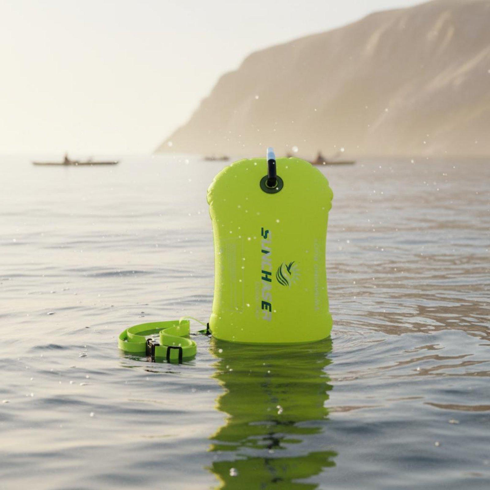 Swim Buoy Open Water - Swimming Float Inflatable Buoy with Storage