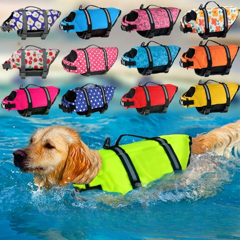 Dog Swimming Vest Pet Life Jac - Life Jacket Buoyancy 评论和价格