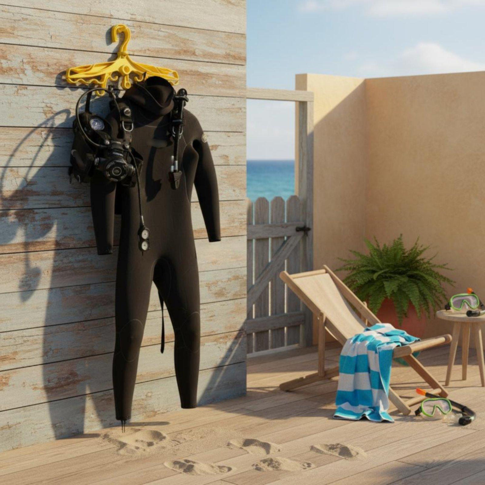 Plastic Diving Hanger with Eig - Aquatic Sports Scuba 评论和价格
