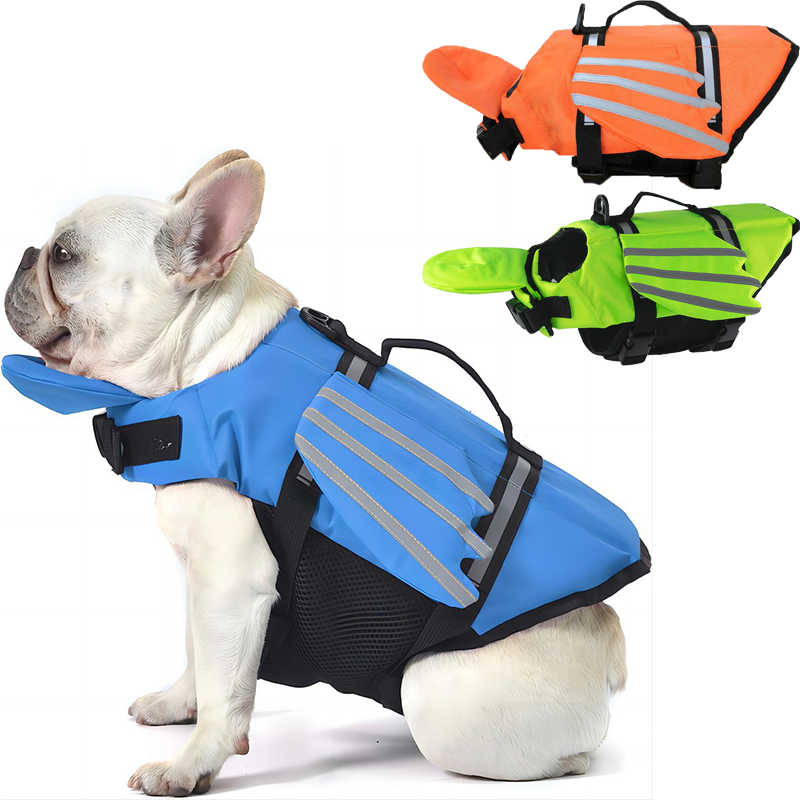 Dog Life Jacket Reflective Adj - Life Jacket Buoyancy 评论和价格