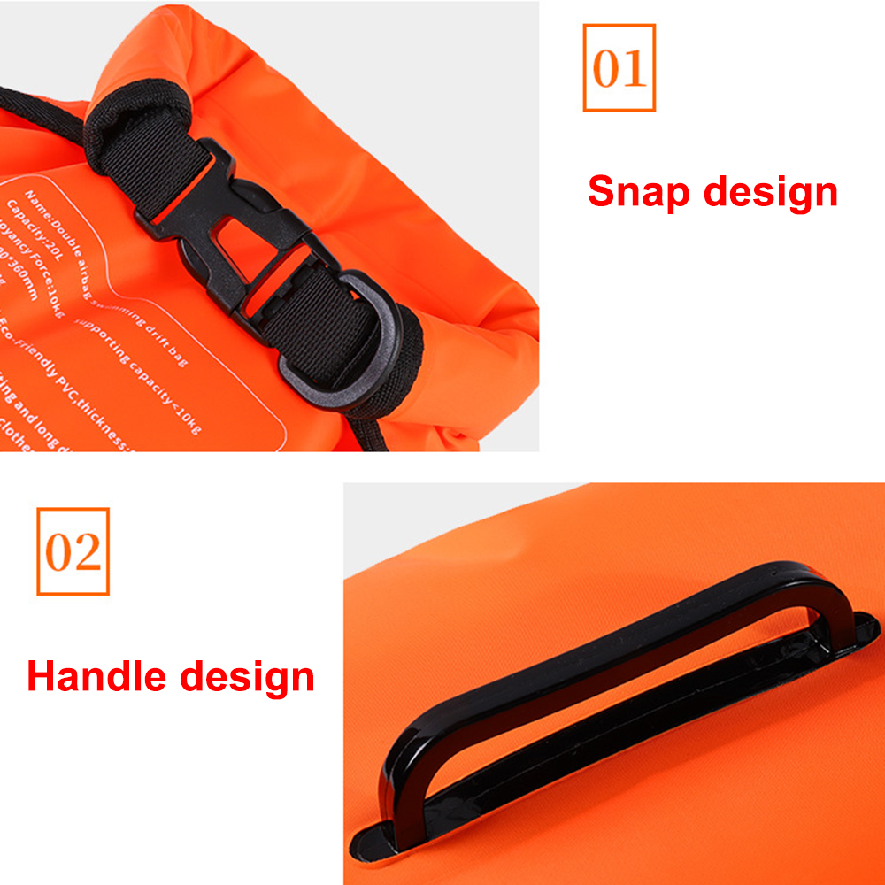 Inflatable Open PVC Swimming B - Swim Buoy Open Water 评论和价格